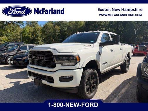 Pearl White 2022 RAM 2500 Limited Crew Cab 4x4 6'4' Box