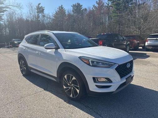 Dazzling White 2019 Hyundai TUCSON Sport