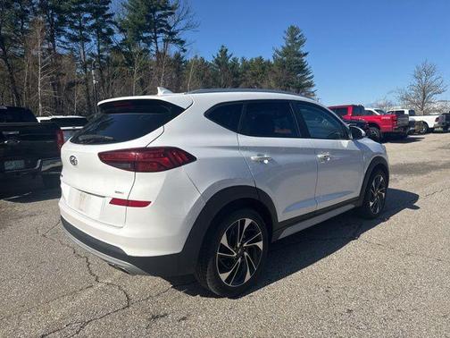 Dazzling White 2019 Hyundai TUCSON Sport