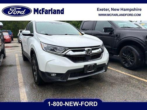 Platinum White Pearl 2019 Honda CR-V EX