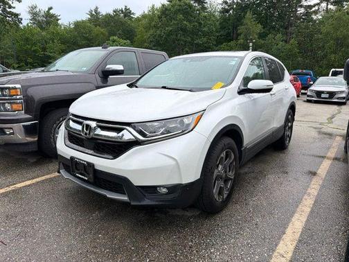 Platinum White Pearl 2019 Honda CR-V EX
