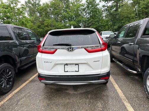 Platinum White Pearl 2019 Honda CR-V EX