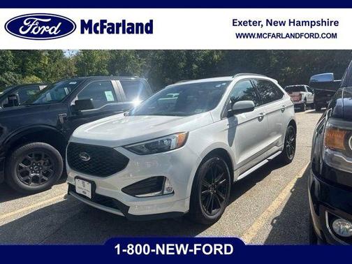 Star White Metallic Tri-Coat 2024 Ford Edge ST Line
