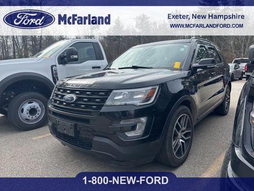 Shadow Black 2017 Ford Explorer sport