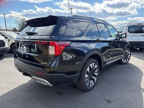 Black 2026 Ford Explorer Platinum