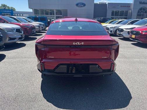 Currant Red 2025 Kia K4 GT-Line Turbo