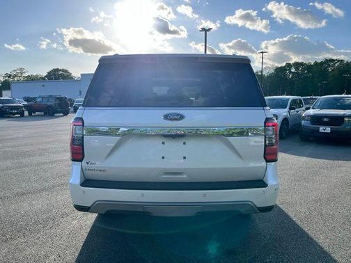 White Platinum Clearcoat Metallic 2019 Ford Expedition Max Limited