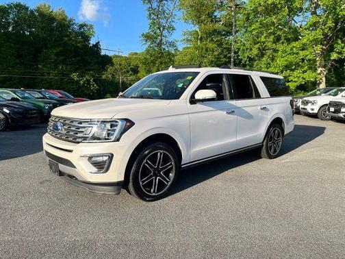 White Platinum Clearcoat Metallic 2019 Ford Expedition Max Limited