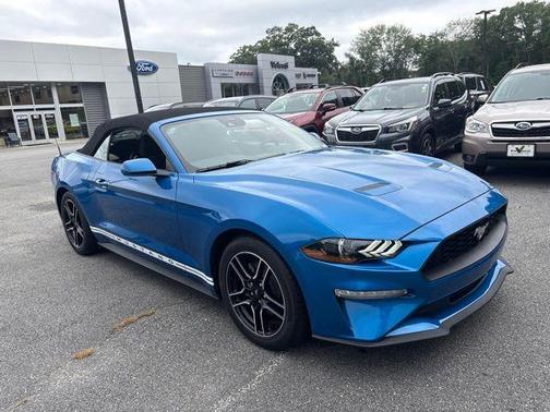 Blue Metallic 2021 Ford Mustang EcoBoost
