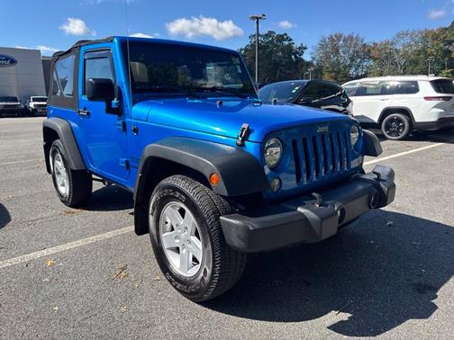 Hydro Blue Pearl Coat 2016 Jeep Wrangler Sport