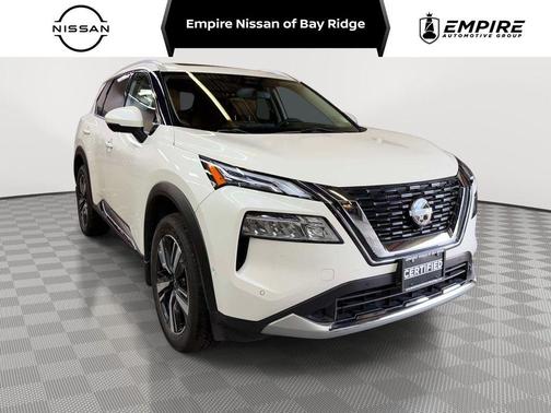 White 2023 Nissan Rogue Platinum