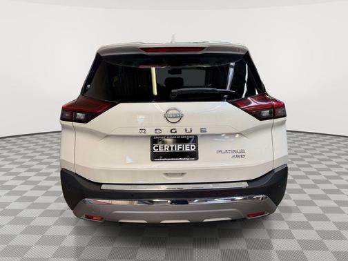 White 2023 Nissan Rogue Platinum
