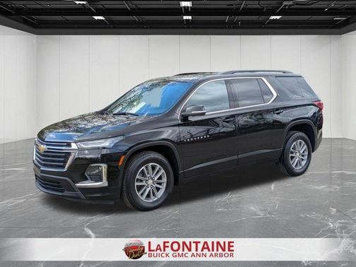 Black Metallic 2023 Chevrolet Traverse LT Leather