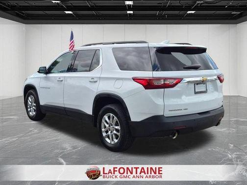 Summit White 2019 Chevrolet Traverse LT Leather