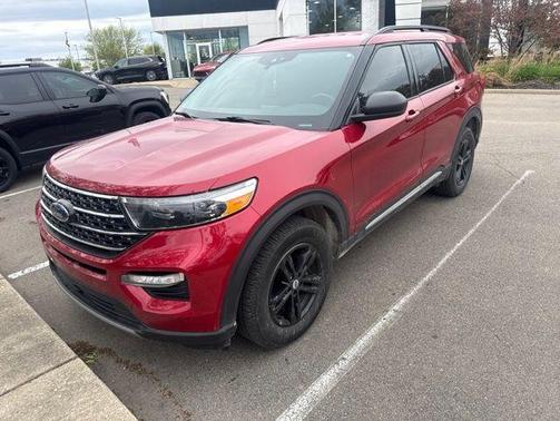 Red Metallic 2021 Ford Explorer XLT