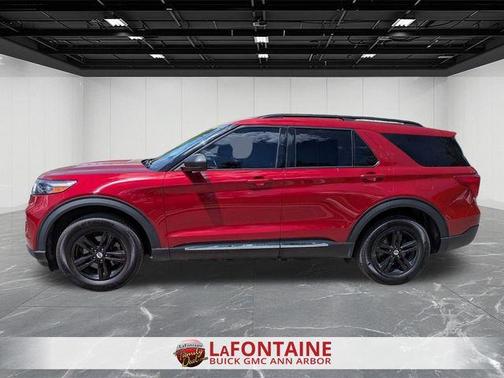 Red Metallic 2021 Ford Explorer XLT