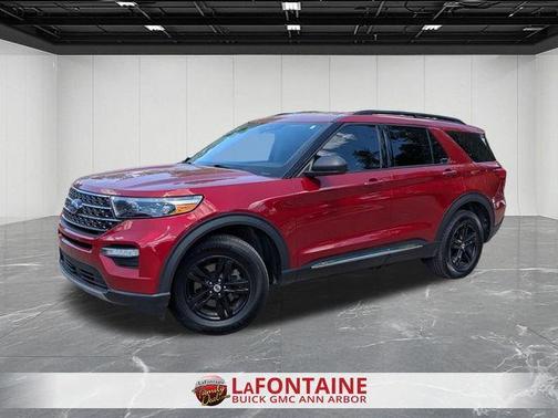 Red Metallic 2021 Ford Explorer XLT