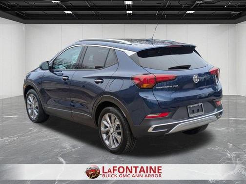 Sapphire Metallic 2023 Buick Encore GX Essence