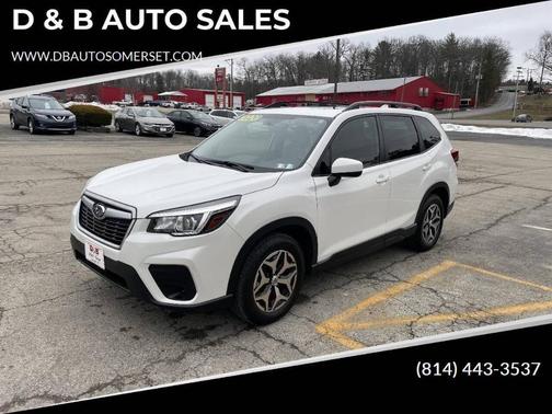 Crystal White Pearl 2020 Subaru Forester Premium