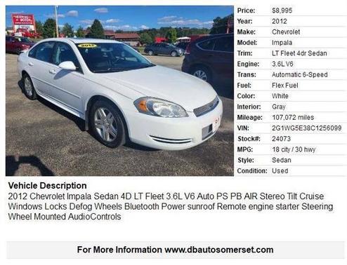 2012 Chevrolet Impala LT