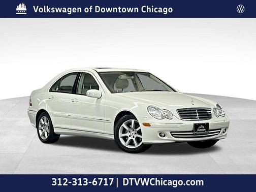 Arctic White 2007 Mercedes-Benz C-Class Luxury 4MATIC