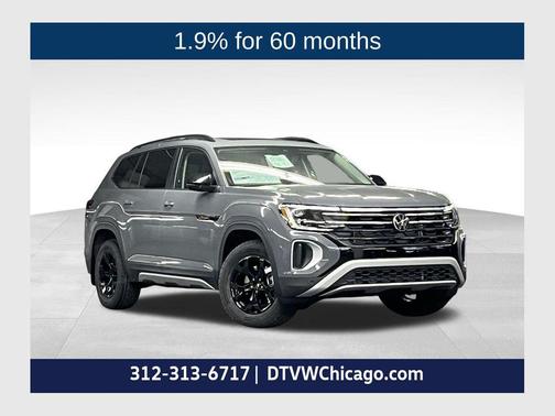 pure gray 2026 Volkswagen Atlas Peak Edition