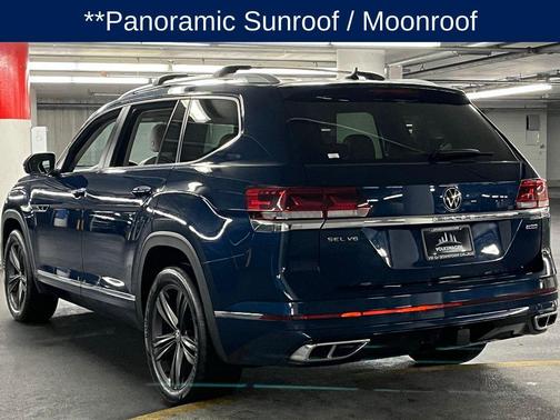 Tourmaline Blue Metallic 2022 Volkswagen Atlas 3.6L SEL