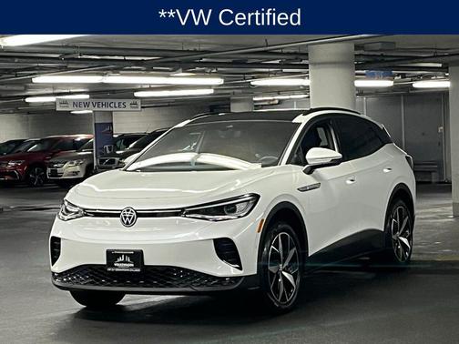 Opal White 2023 Volkswagen ID.4 AWD Pro S