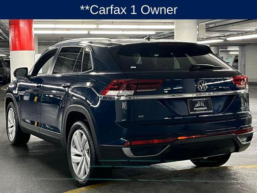 Blue Metallic 2023 Volkswagen Atlas Cross Sport 2.0T SE w/Technology 4MOTION