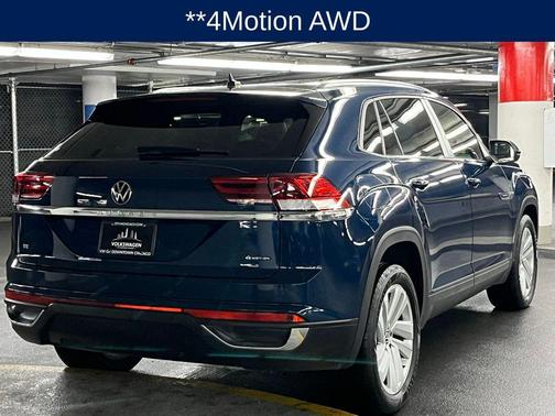 Blue Metallic 2023 Volkswagen Atlas Cross Sport 2.0T SE w/Technology 4MOTION