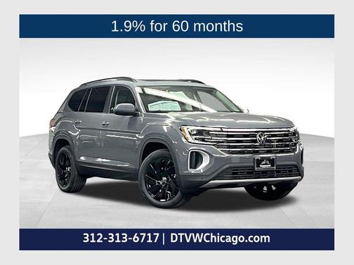 Pure Gray 2026 Volkswagen Atlas 2.0T SE w/Technology 4MOTION