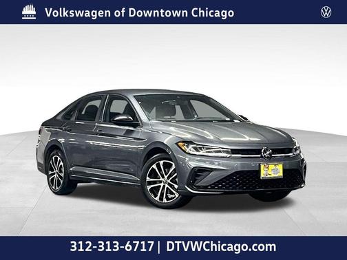 Platinum Gray Metallic 2025 Volkswagen Jetta 1.5T Sport