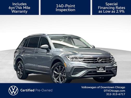 Platinum Gray Metallic 2023 Volkswagen Tiguan 2.0T SE