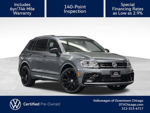Platinum Gray Metallic 2021 Volkswagen Tiguan 2.0T SE 4MOTION