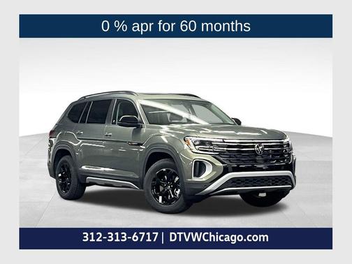 avocado green pearl 2026 Volkswagen Atlas 2.0T Peak Edition