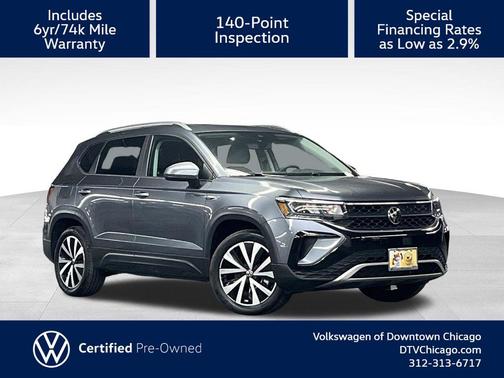 Platinum Gray Metallic 2023 Volkswagen Taos 1.5T SE