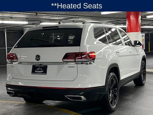 Pure White 2023 Volkswagen Atlas 3.6L SE w/Technology