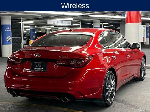 Dynamic Sunstone Red 2022 INFINITI Q50 3.0t RED SPORT 400