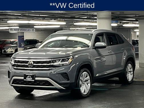 Gray 2022 Volkswagen Atlas Cross Sport 3.6L V6 SE w/Technology