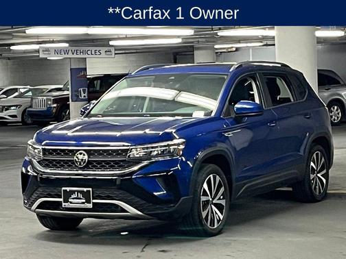 Blue Metallic 2023 Volkswagen Taos 1.5T SE