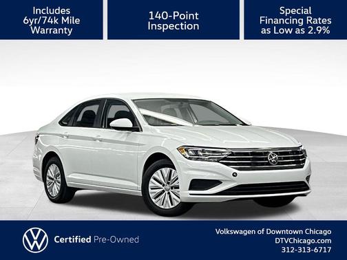 Pure White 2019 Volkswagen Jetta 1.4T S