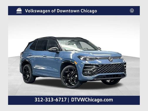 monterey blue with deep black roof 2026 Volkswagen Tiguan 2.0T SE R-Line Black 4MOTION
