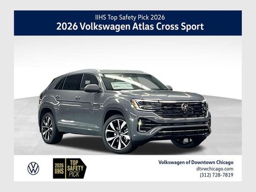 Pure Gray 2026 Volkswagen Atlas Cross Sport 2.0T SEL Premium