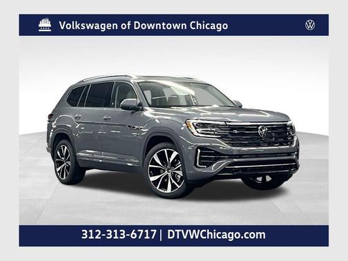 Pure Gray 2026 Volkswagen Atlas 2.0T SEL Premium R-Line 4MOTION