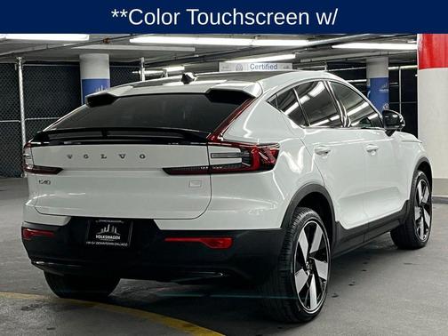 Crystal White Metallic 2023 Volvo C40 Recharge Pure Electric Twin Ultimate