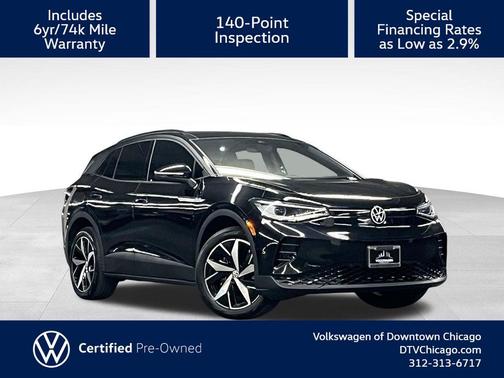 Deep Black 2023 Volkswagen ID.4 AWD Pro S