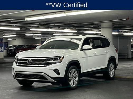 Pure White 2023 Volkswagen Atlas 2.0T SE w/Technology 4MOTION