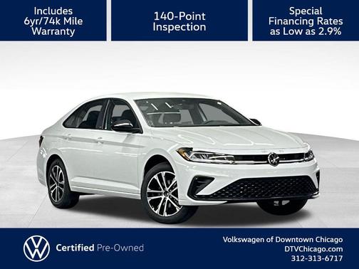 Pure White 2026 Volkswagen Jetta 1.4T S