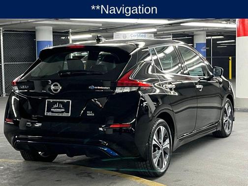 Super Black 2021 Nissan Leaf SL PLUS 62 kWh