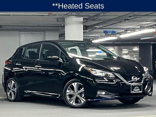 Super Black 2021 Nissan Leaf SL PLUS 62 kWh